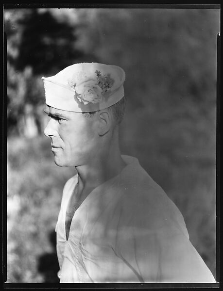 [South Seas: Cressida Crew Member with Rose in Cap], Walker Evans (American, St. Louis, Missouri 1903–1975 New Haven, Connecticut), Film negative