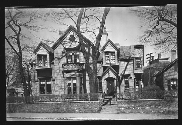 Walker Evans | [Gothic Revival House with Trefoil Window in Center ...