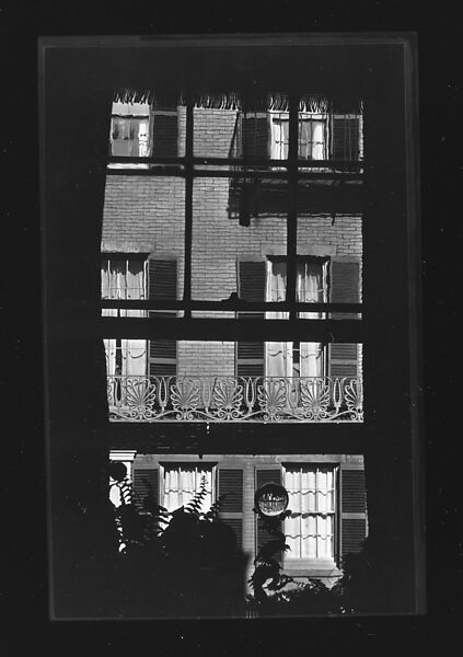 [Window in Darkened Room on West Cedar Street, Boston, Massachusetts], Walker Evans (American, St. Louis, Missouri 1903–1975 New Haven, Connecticut), Film negative 