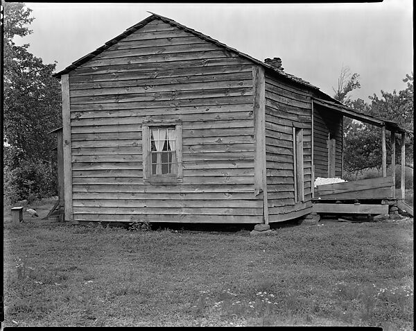 [Side View of Bud Fields's House, Hale County, Alabama], Walker Evans (American, St. Louis, Missouri 1903–1975 New Haven, Connecticut), Film negative