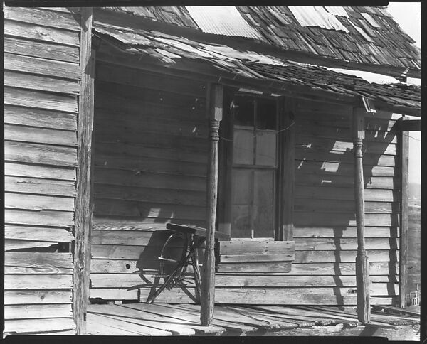 [Porch of Wooden House, Outskirts of Tupelo, Mississippi], Walker Evans (American, St. Louis, Missouri 1903–1975 New Haven, Connecticut), Film negative 