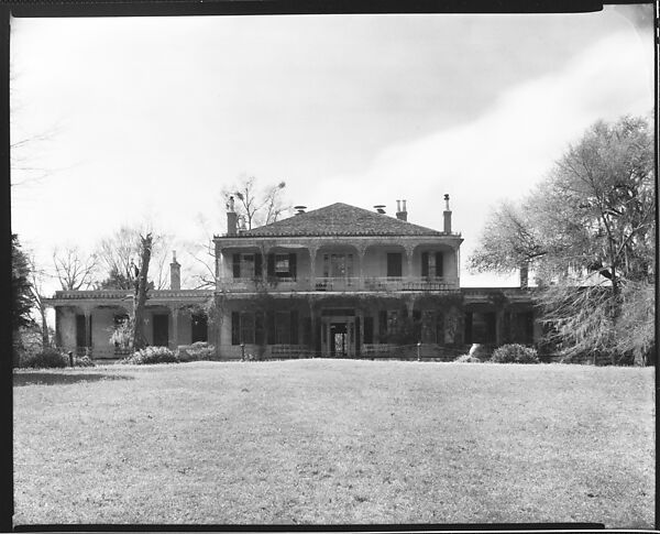 [Elmcourt  Ante-bellum House, Natchez, Mississippi], Walker Evans (American, St. Louis, Missouri 1903–1975 New Haven, Connecticut), Film negative 