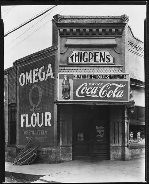 [Thigpens Groceries and Hardware Store, Marion, Alabama], Walker Evans (American, St. Louis, Missouri 1903–1975 New Haven, Connecticut), Film negative