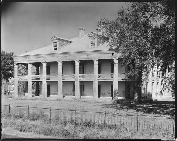 [Uncle Sam Plantation House, St. James Parish, Louisiana], Walker Evans (American, St. Louis, Missouri 1903–1975 New Haven, Connecticut), Film negative 