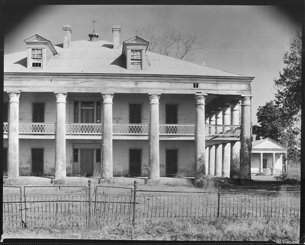 Walker Evans | [Uncle Sam Plantation House and Smaller Greek Temple ...