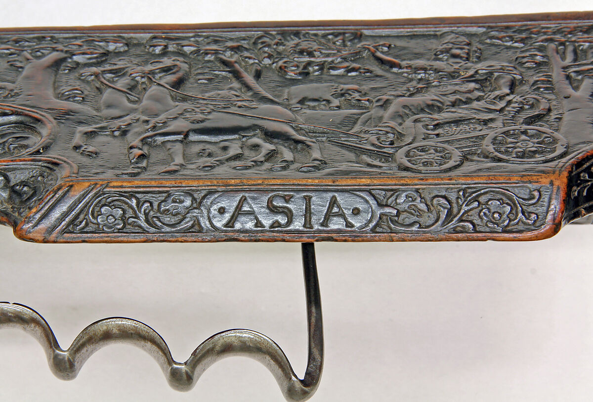 Wheellock Rifle, Lienhart Has (German, active ca. 1663), Steel, wood (walnut), brass, bone, German, Gmünd