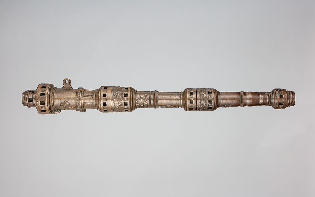 Model of a Basilisk (Cannon) for Emperor Charles V (1500–1558), Pietro d'Arena (Italian, Sicily, active ca. 1503–23), Bronze, Italian