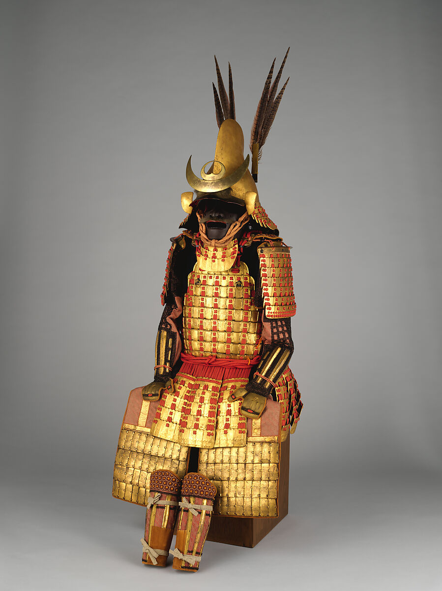 Armor (<i>Gusoku</i>), Restorations by Hiromichi Miura (Japanese, b. 1938), Iron, leather, lacquer, gold, copper, silver, textile, silk, Japanese 