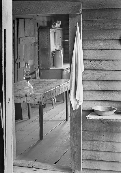 [Washstand with View Into Dining Area of Burroughs Home, Hale County, Alabama], Walker Evans (American, St. Louis, Missouri 1903–1975 New Haven, Connecticut), Film negative 