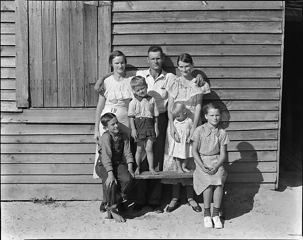 [The Burroughs Family, Hale County, Alabama], Walker Evans (American, St. Louis, Missouri 1903–1975 New Haven, Connecticut), Film negative 