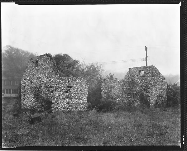 [Tabby Shell Construction in Field, St. Mary's, Georgia], Walker Evans (American, St. Louis, Missouri 1903–1975 New Haven, Connecticut), Film negative 