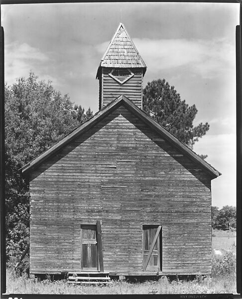 Walker Evans | [Wooden Church with Shingled Steeple] | The Metropolitan ...