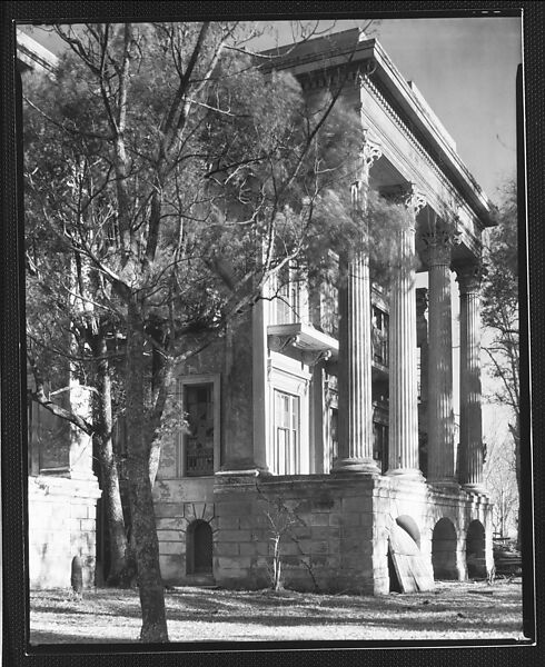 [Right Wing of Belle Grove Plantation, White Castle, Louisiana], Walker Evans (American, St. Louis, Missouri 1903–1975 New Haven, Connecticut), Film negative 