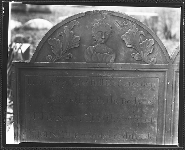 [Headstone], Walker Evans (American, St. Louis, Missouri 1903–1975 New Haven, Connecticut), Film negative 