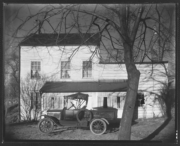 [Clapboard Farmhouse with Ford Model T Pickup Truck in Yard, Ossining, New York], Walker Evans (American, St. Louis, Missouri 1903–1975 New Haven, Connecticut), Film negative 