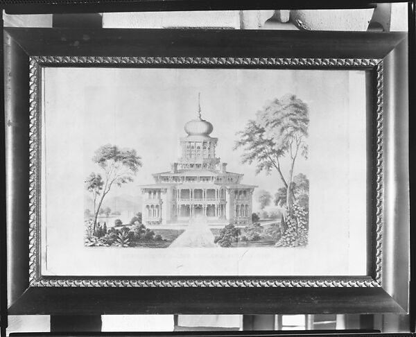 [Framed Print of Longwood Plantation House, Near Natchez, Mississippi], Walker Evans (American, St. Louis, Missouri 1903–1975 New Haven, Connecticut), Film negative 