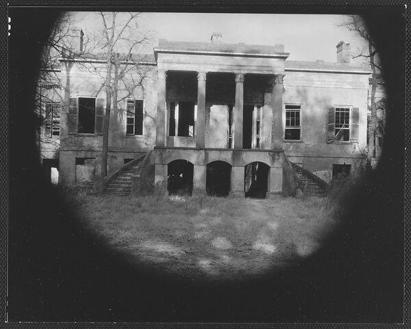[Hermitage Plantation House, Near Savannah, Georgia], Walker Evans (American, St. Louis, Missouri 1903–1975 New Haven, Connecticut), Film negative 
