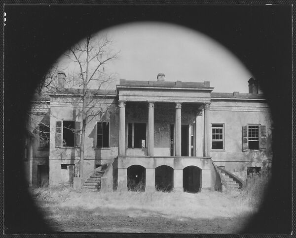 [Hermitage Plantation House, Near Savannah, Georgia], Walker Evans (American, St. Louis, Missouri 1903–1975 New Haven, Connecticut), Film negative 