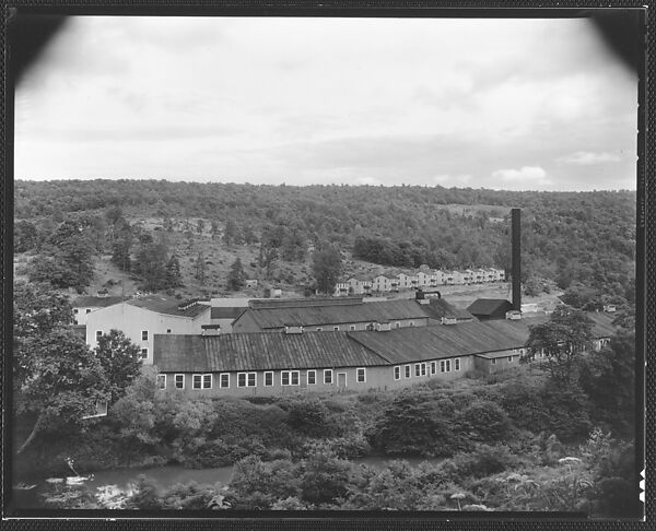 [Factory and Workers' Houses, From Elevated Position, West Virginia?], Walker Evans (American, St. Louis, Missouri 1903–1975 New Haven, Connecticut), Film negative 