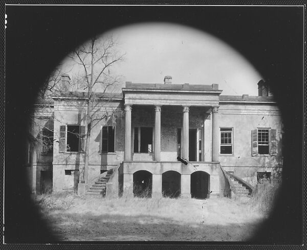 [Hermitage Plantation House, Near Savannah, Georgia], Walker Evans (American, St. Louis, Missouri 1903–1975 New Haven, Connecticut), Film negative 