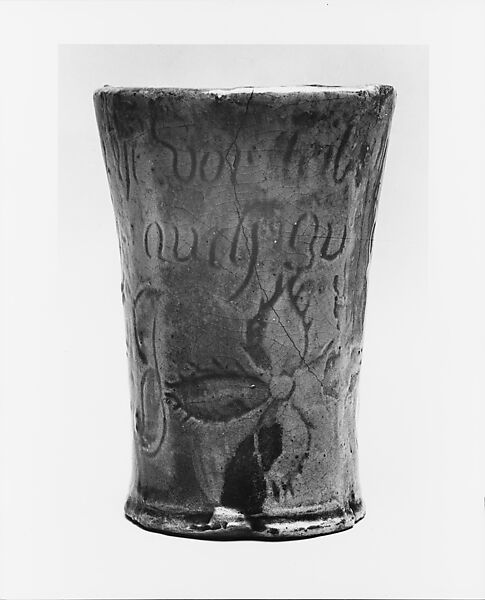 Pennsylvania Drinking Cup of 1793, Henry Chapman Mercer (1856–1930), Earthenware, American