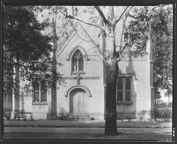 [Unitarian Meeting House, Savannah, Georgia], Walker Evans (American, St. Louis, Missouri 1903–1975 New Haven, Connecticut), Film negative 