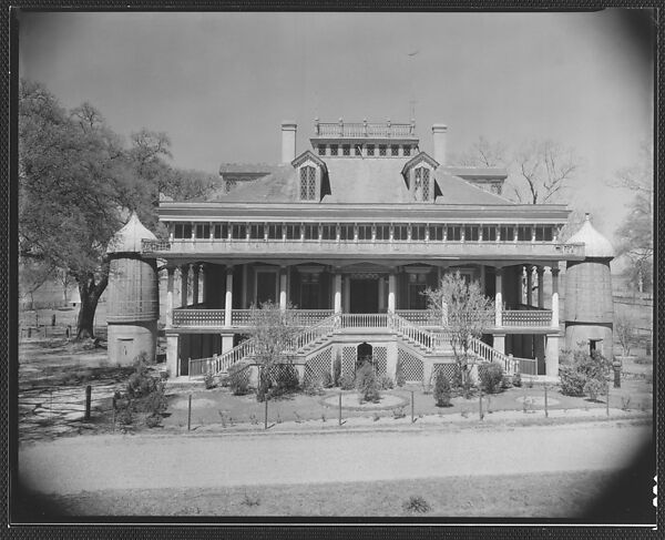 [San Francisco Plantation House, Reserve Vicinity, Louisiana], Walker Evans (American, St. Louis, Missouri 1903–1975 New Haven, Connecticut), Film negative