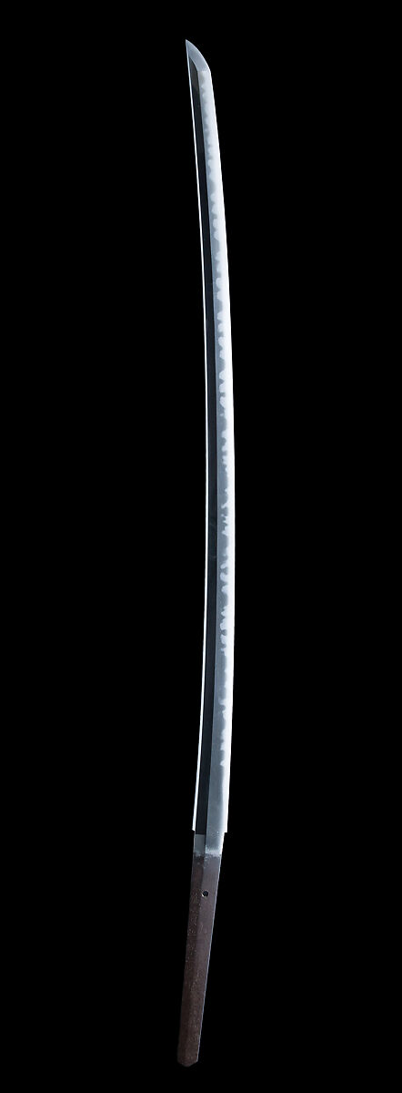 Blade for a Sword (<i>Katana</i>) with Mounting (<i>Shikomizue</i>), Blade inscribed by Yokoyama Kōzukedaijō Sukesada (Japanese, 1627–1716), Steel, wood, cherry-blossom bark, brass, lacquer, Japanese