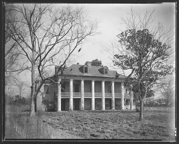 [Plantation House, Louisiana?], Walker Evans (American, St. Louis, Missouri 1903–1975 New Haven, Connecticut), Film negative 