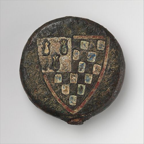 Sword Pommel with the Arms of Pierre de Dreux (ca. 1187–1250), Duke of Brittany and Earl of Richmond