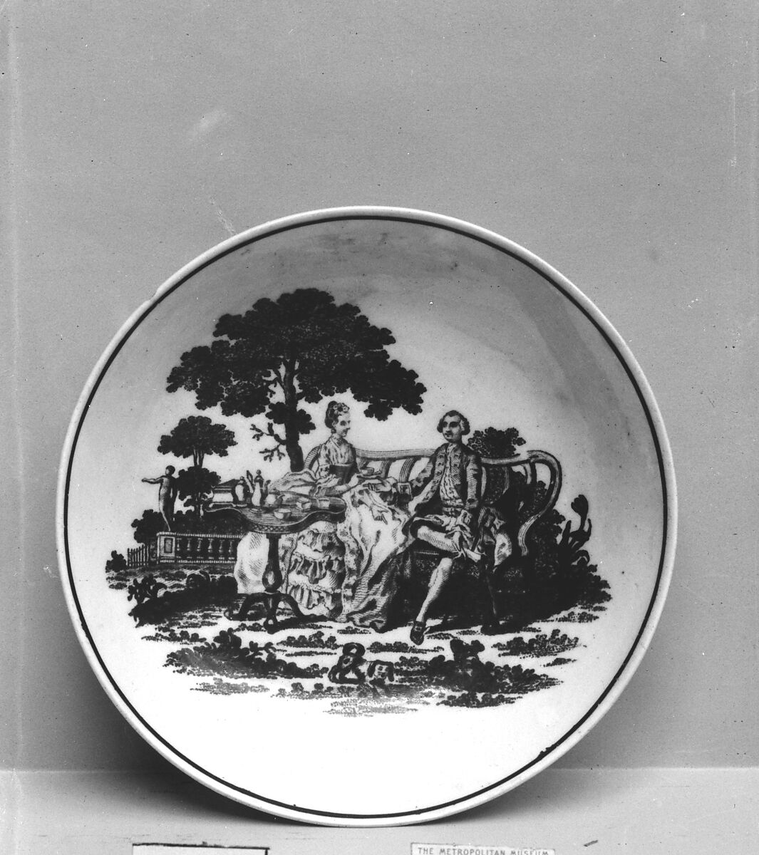 Cup and Saucer, Richard Chaffers &amp; Company, Porcelain (soft-paste), transfer-printed, British (American market)
