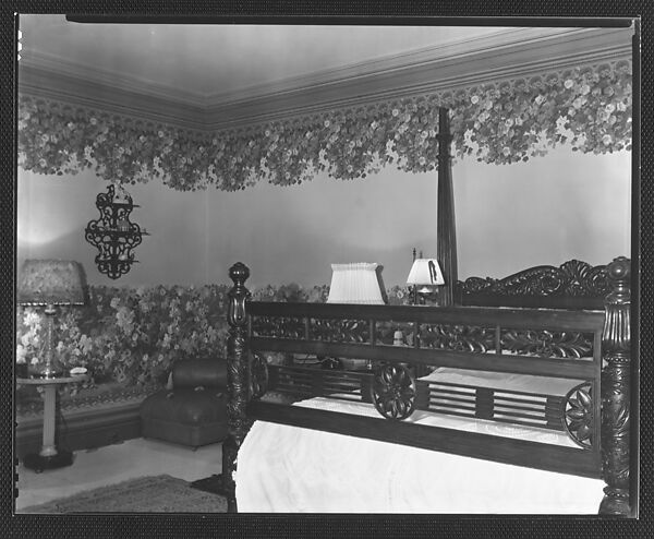 [Bedroom in Residence of Gifford Cochran, Croton Falls, New York], Walker Evans (American, St. Louis, Missouri 1903–1975 New Haven, Connecticut), Film negative 