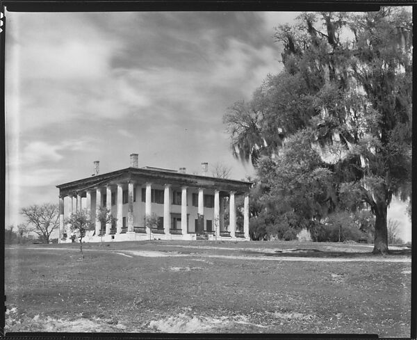 [Greenwood Plantation House, Louisiana], Walker Evans (American, St. Louis, Missouri 1903–1975 New Haven, Connecticut), Film negative 