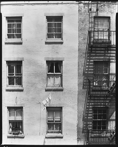 [Apartment Building Façades, New York City], Walker Evans (American, St. Louis, Missouri 1903–1975 New Haven, Connecticut), Film negative 