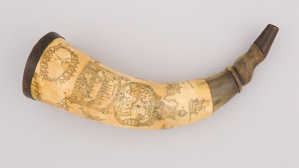 Powder Horn, Horn, American 