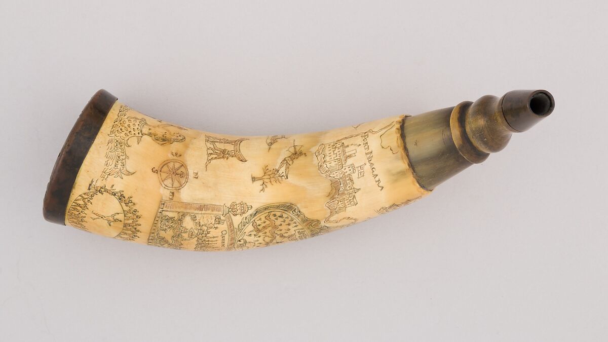 Powder Horn, Horn, American