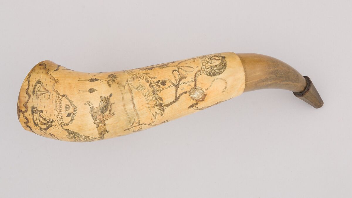 Powder Horn, Horn, American