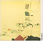 [Walker Evans's Bedroom, New Haven], Jerry L. Thompson (American, born 1945), Instant internal dye diffusion transfer print (Polaroid SX-70)