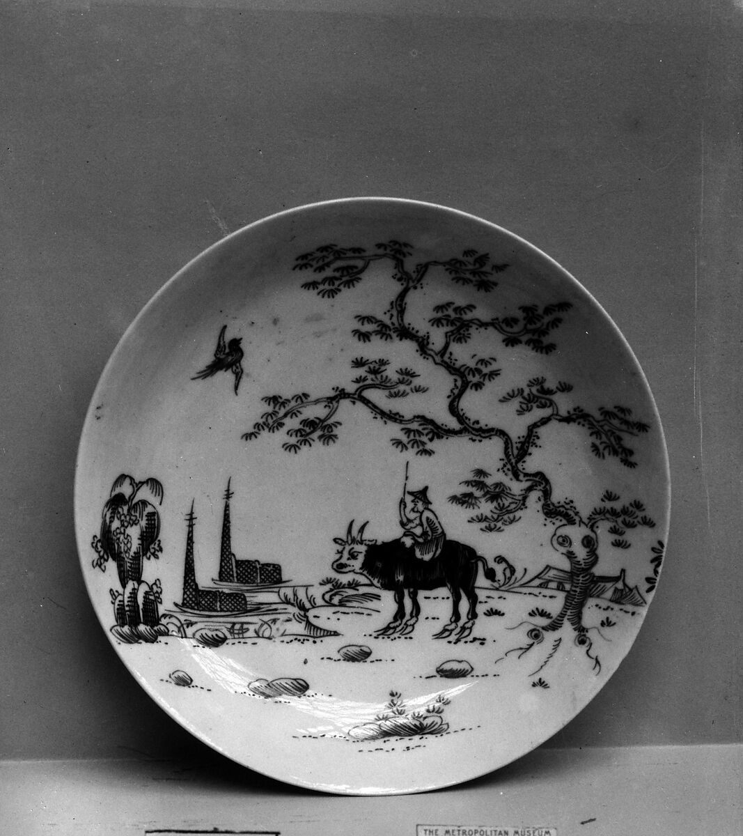 Cup and Saucer, Worcester Factory, Porcelain (soft-paste), British