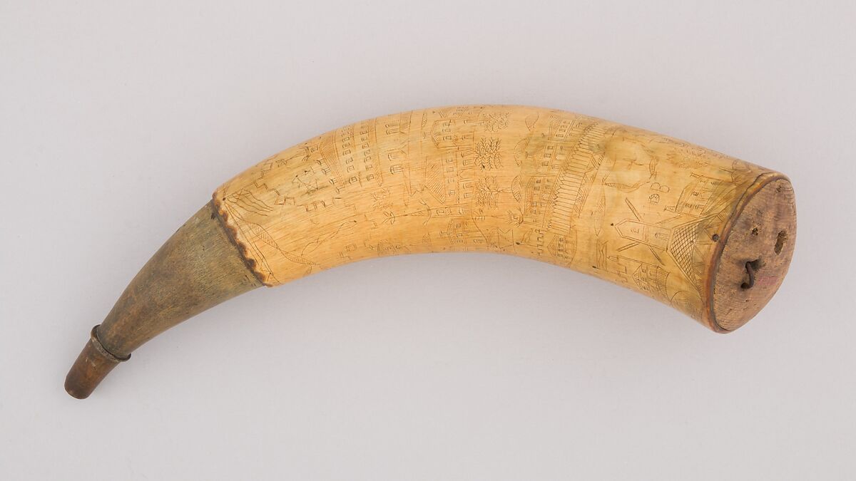 Powder Horn, Horn, American