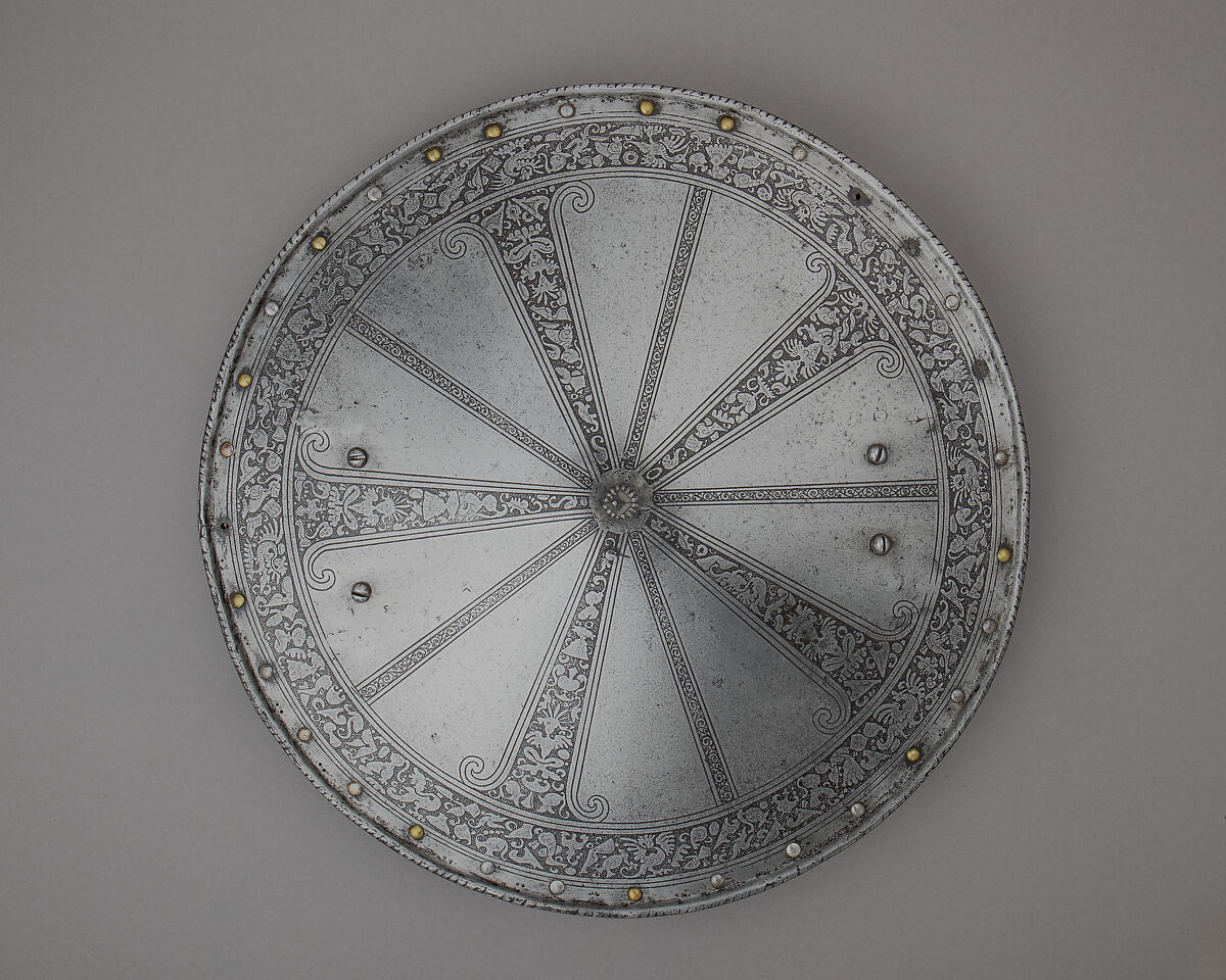 Shield, Steel, textile, Italian 