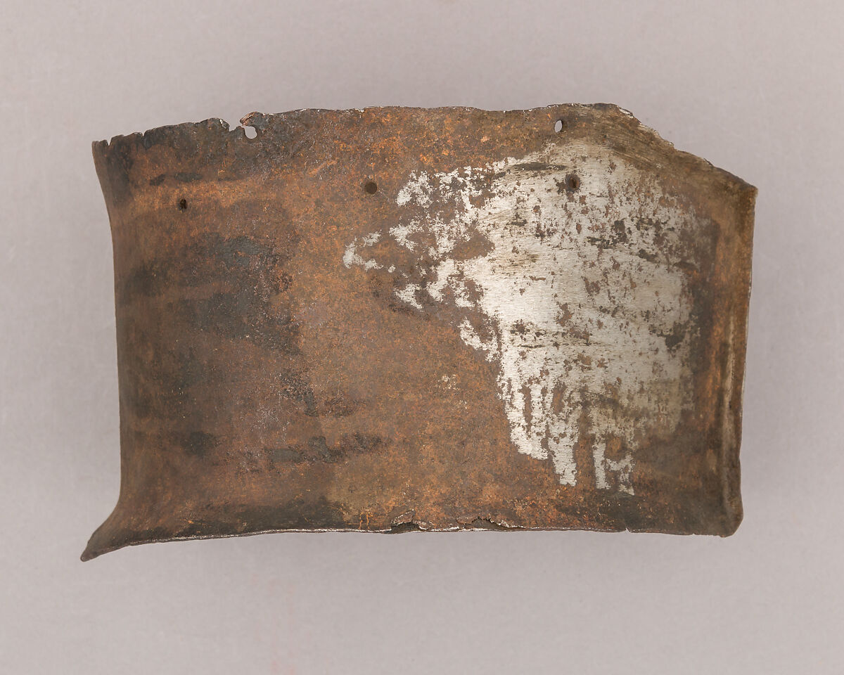 Lower Plate of a Bascinet, Iron, Italian