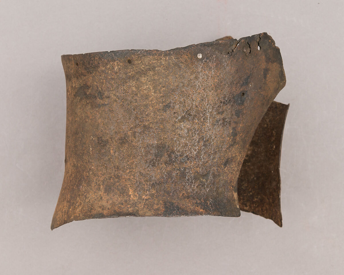 Lower Plate of a Bascinet, Iron, Italian