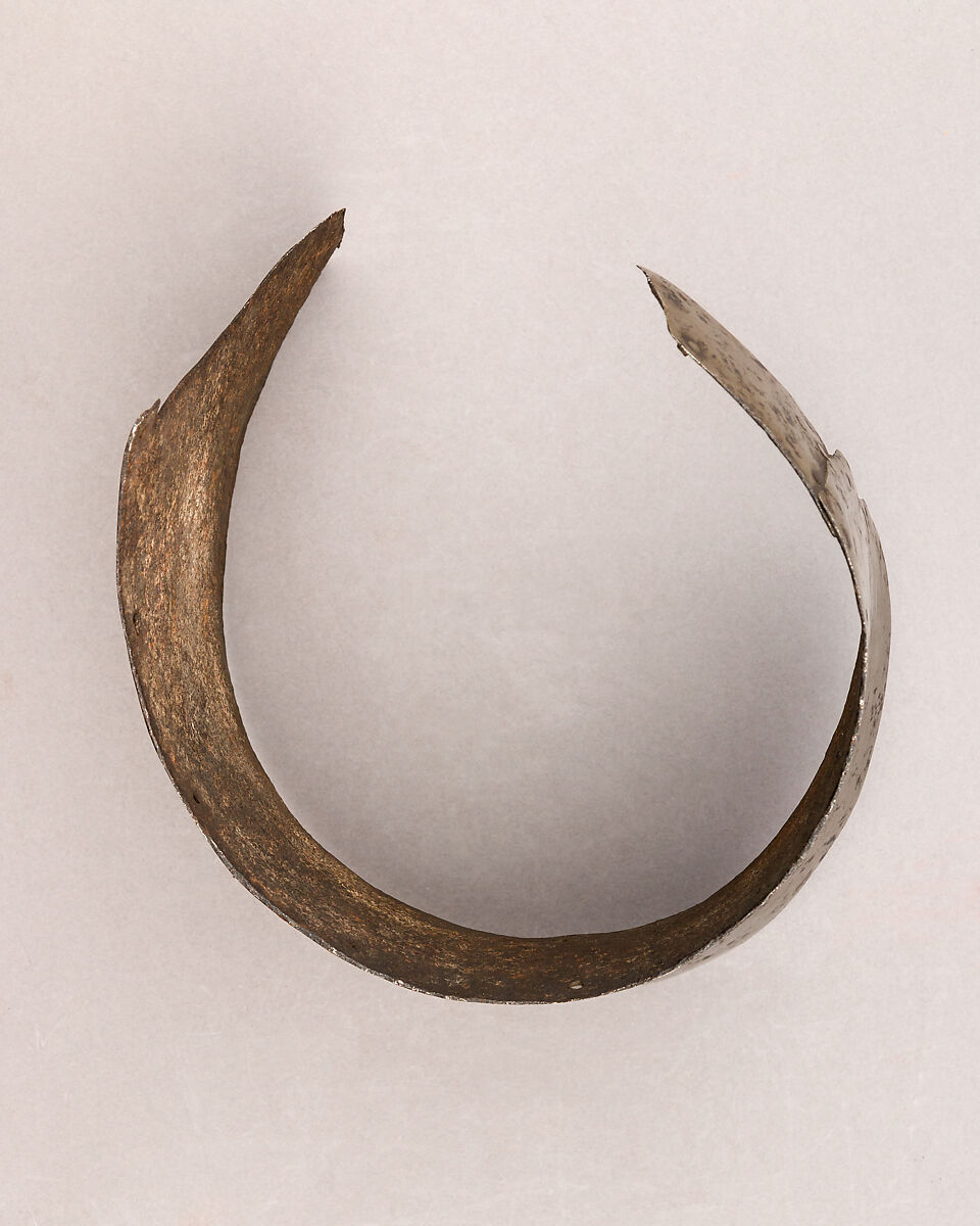 Lower Plate of a Bascinet, Iron, Italian