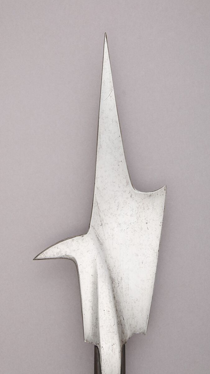 Halberd, Steel, wood (oak), German