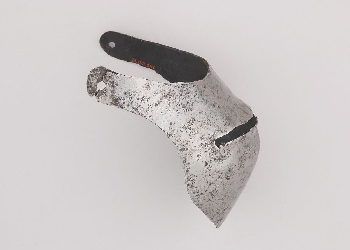 Visor for a Bascinet, Steel, Italian