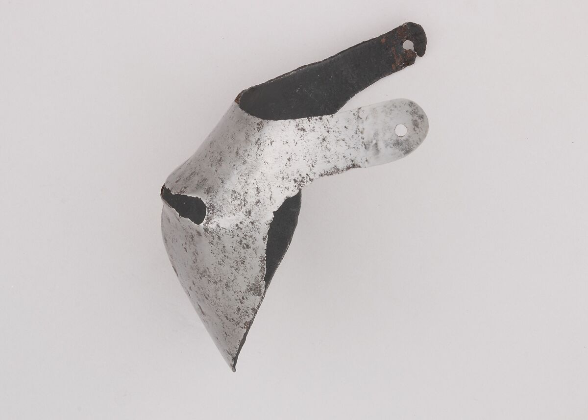 Visor for a Bascinet, Steel, Italian