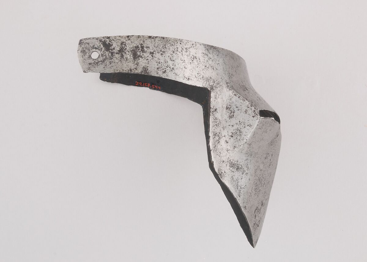 Visor for a Bascinet, Steel, Italian