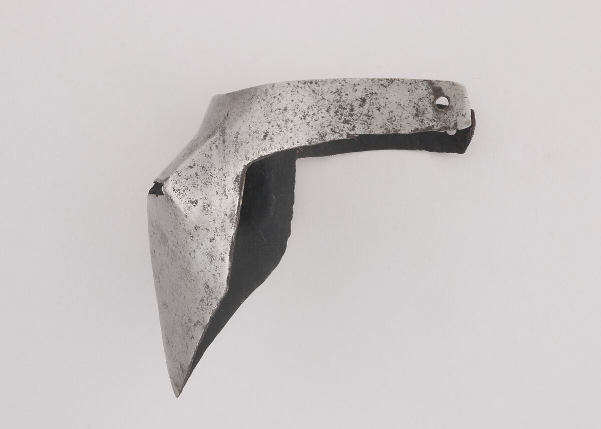 Visor for a Bascinet, Steel, Italian