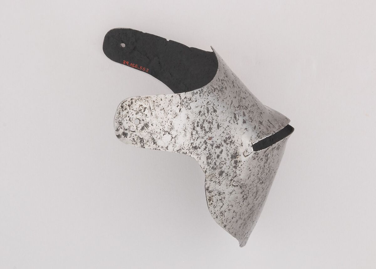 Visor for a Bascinet, Steel, Italian